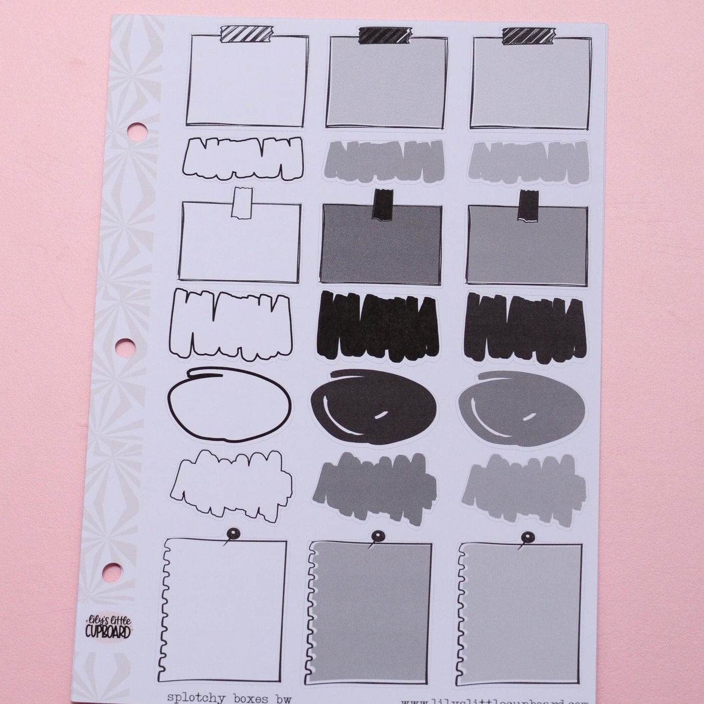 Monochrome Collection Black and White | Functional Planner Stickers | Typography Scripts Planner Stickers | Weekly Planner Sticker Kit