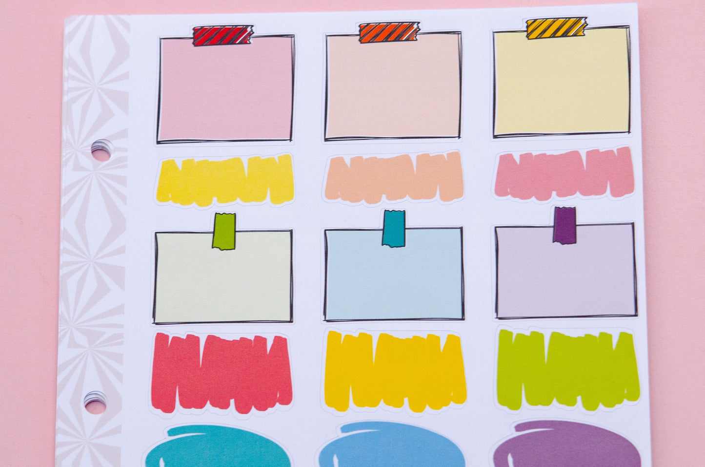 Gray Skies and Rainbows | Weekly Sticker Kit | Colorful Planner Kit | Cute Rainbow | Rainy Day Sticker Kit A la Carte Planner Kit