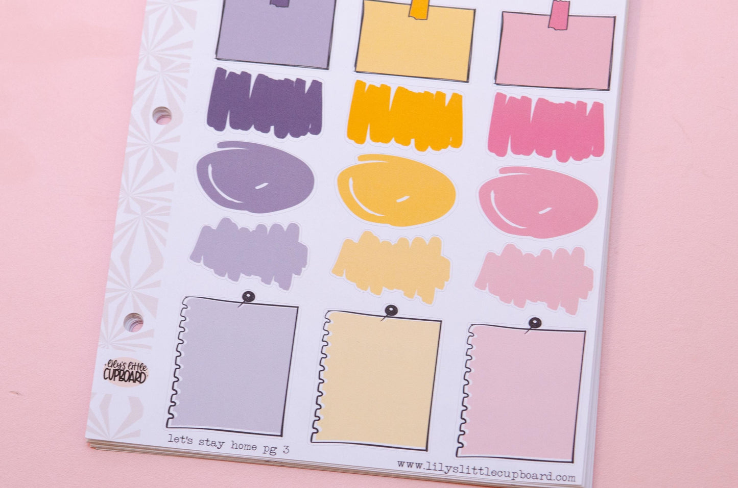 Let's Stay Home | Weekly Sticker Kit | Anytime Planner Kit | Cozy Vertical Sticker Kit | Cute Houses Sticker Kit A la Carte Planner Kit