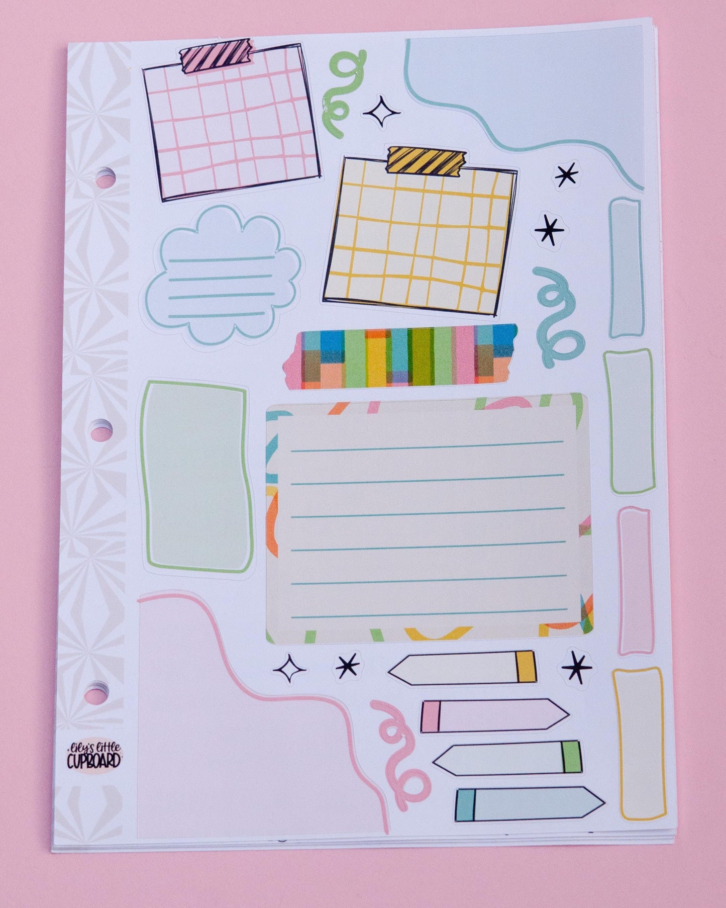 Curiouser and Curiouser Back to School Journaling Sticker Kit | Memory Keeping | Journal Stickers | Cute School Planner Kit