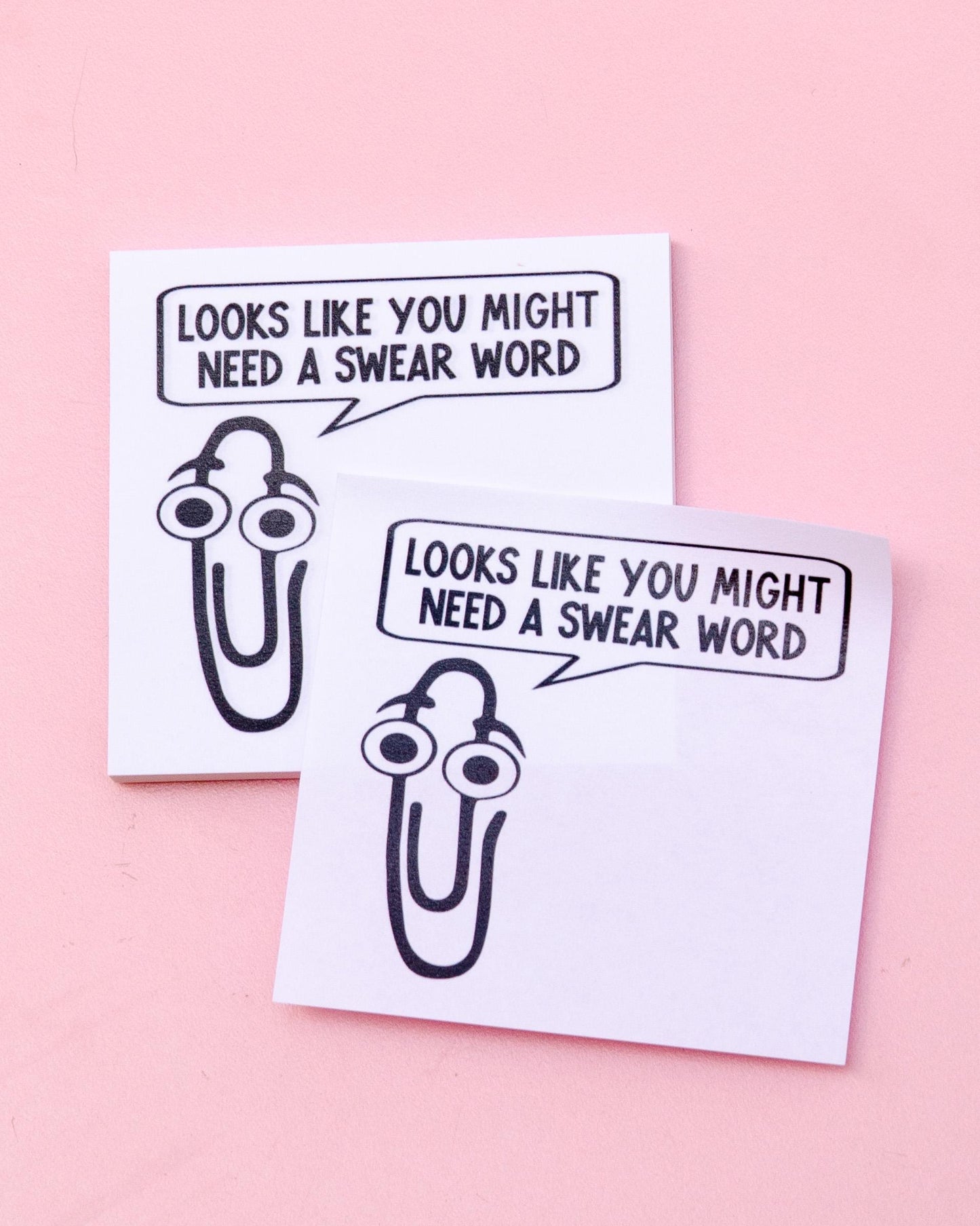Looks Like You Need a Swear Word Sticky Notes Notepad | Funny Sticky Notes | Cute Stationery| Funny Coworker Gift