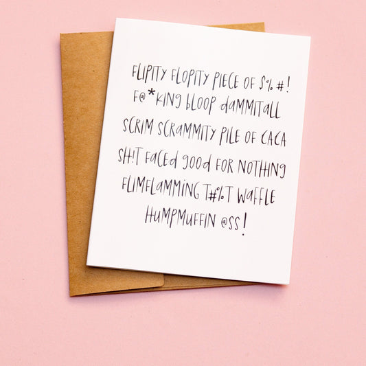 Sweary Encouragement Card | PG Swears Card | Encouragement Card | Cute Greeting Card | A2 Card | Printed Support Card | Friendship Card