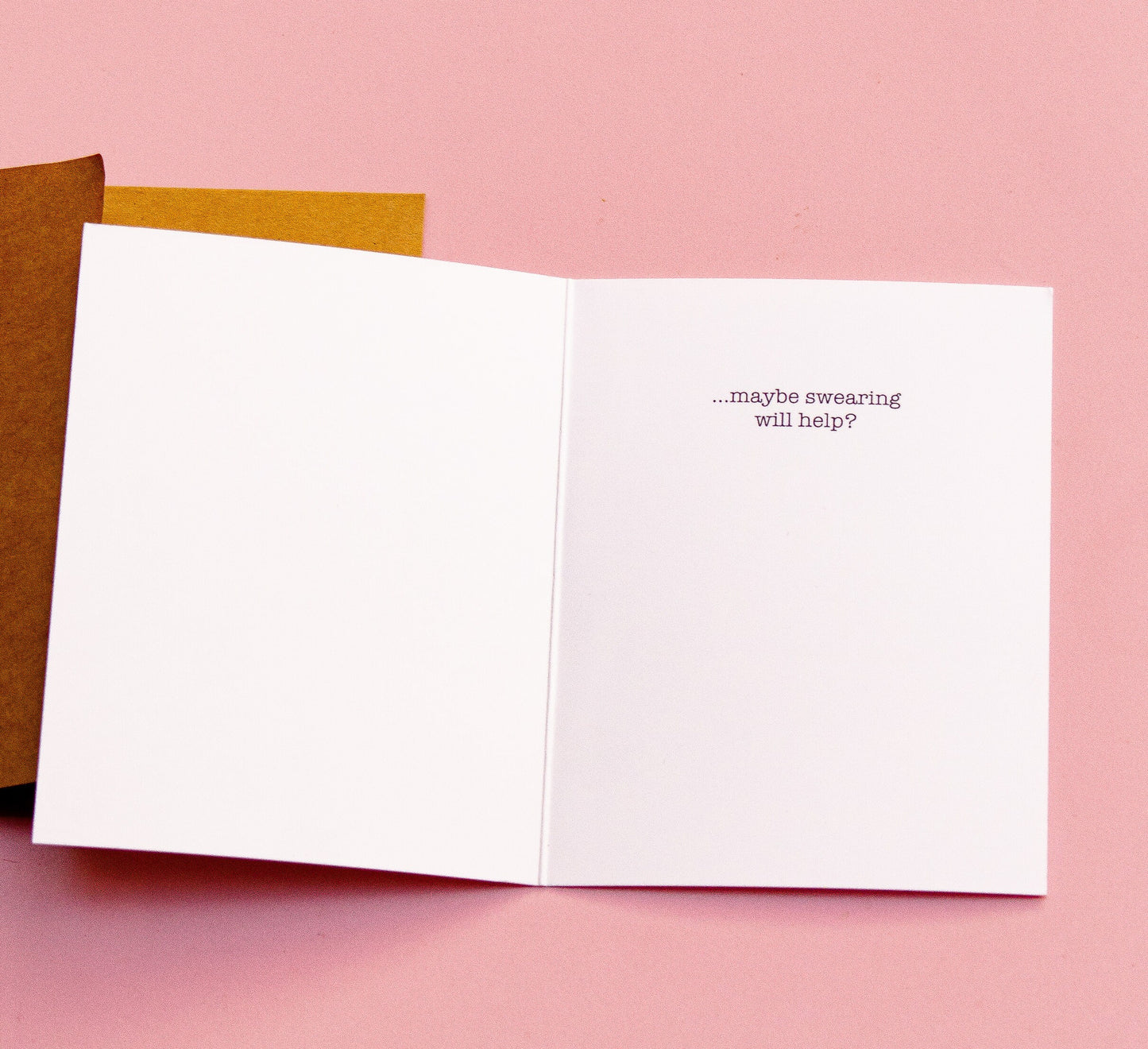 Sweary Encouragement Card | PG Swears Card | Encouragement Card | Cute Greeting Card | A2 Card | Printed Support Card | Friendship Card