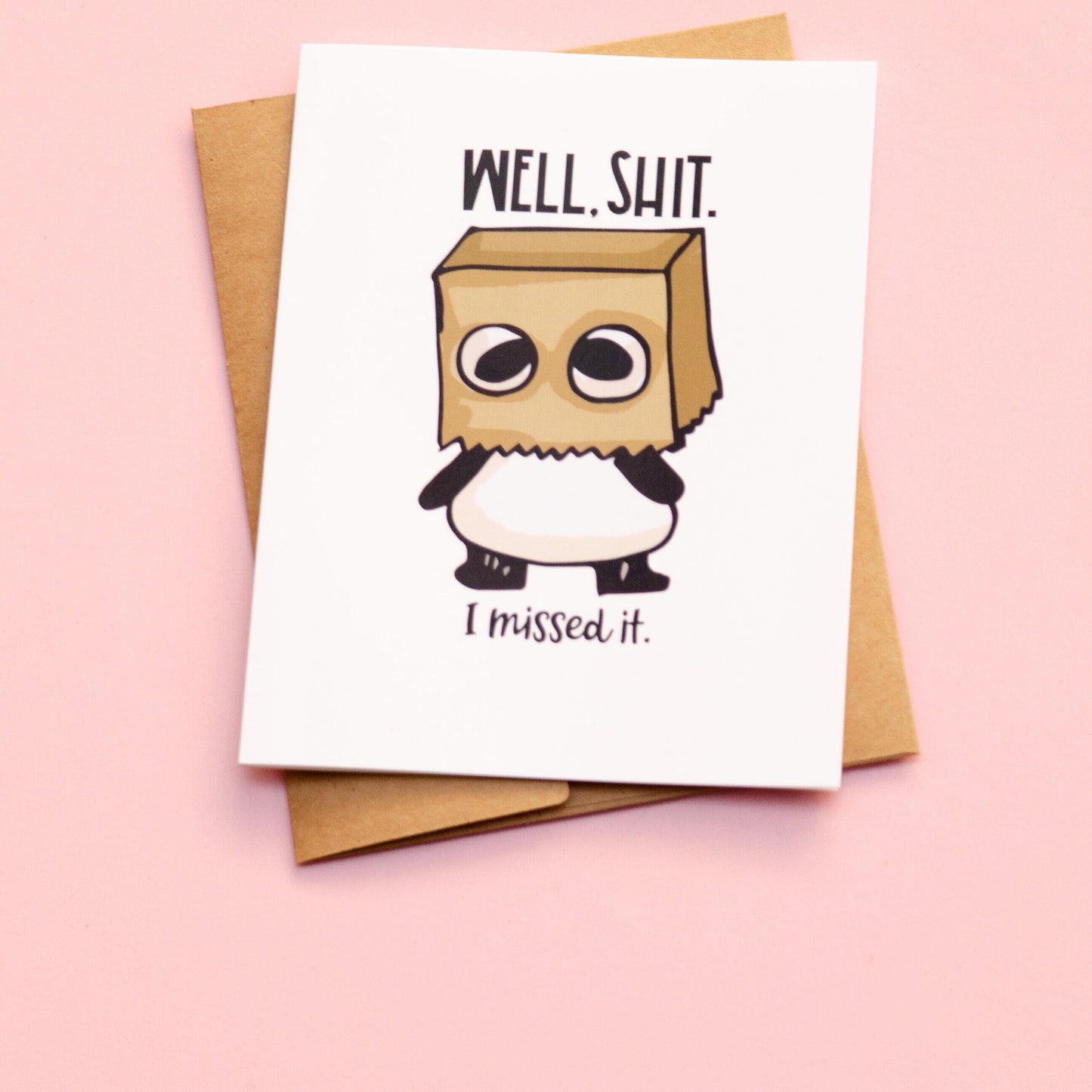 I Missed Your Birthday Card | Belated Birthday Card | I'm Sorry Card | Cute Greeting Card | A2 Card | Printed Support Card | Friendship Card