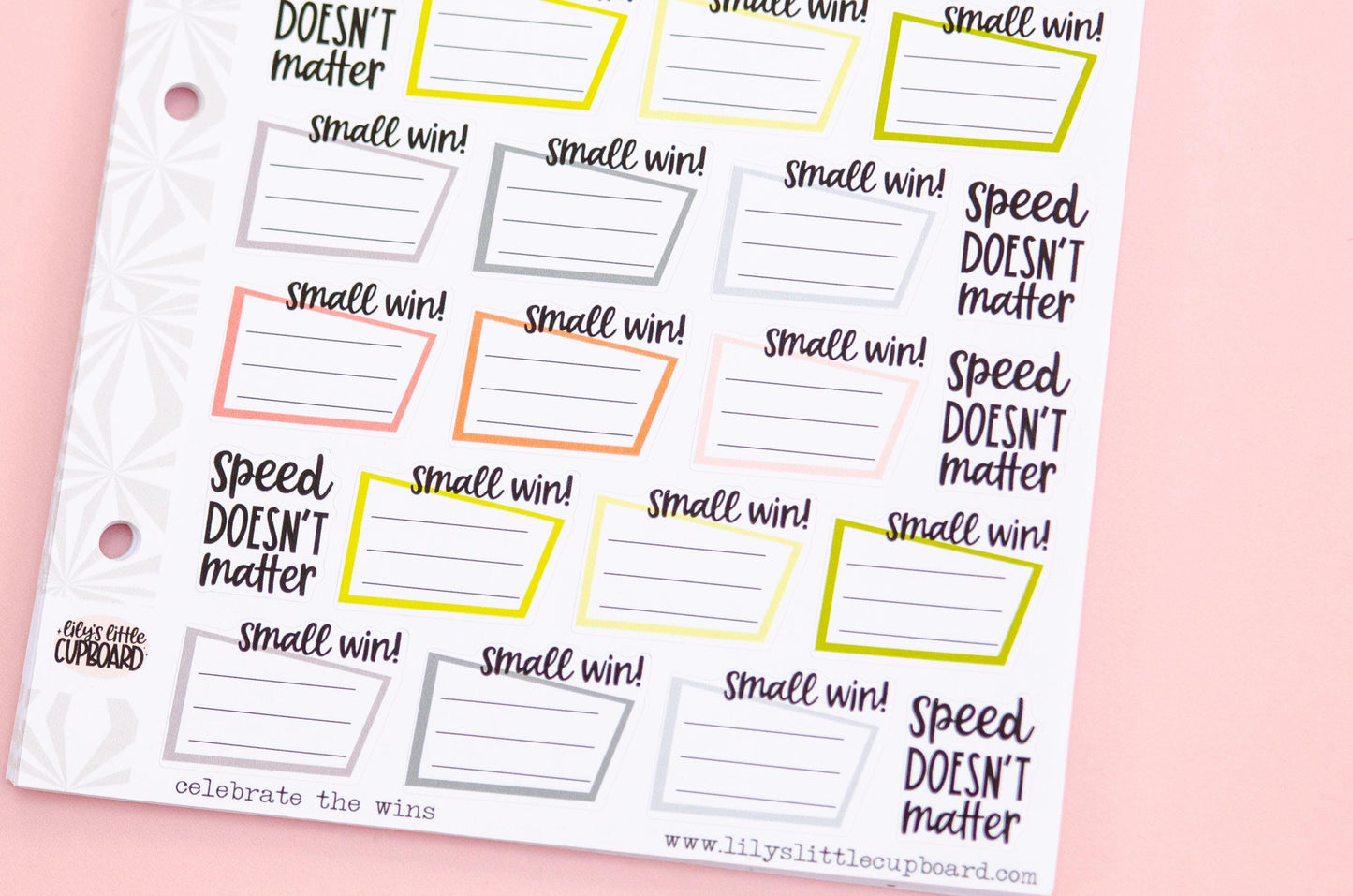 Celebrate the Wins  Goal Planning Stickers  | Goal Setting Task Script Stickers | Adulting Stickers | Functional Deco Stickers