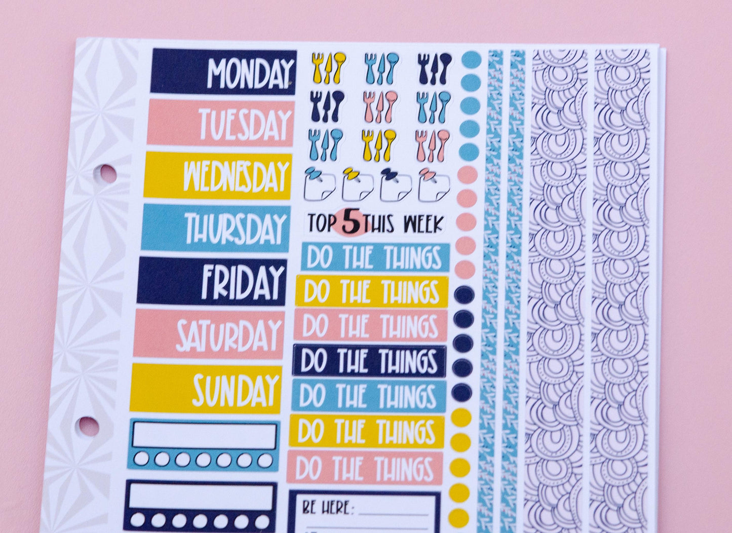 Beachy Keen | Weekly Sticker Kit | Summer Planner Kit | Beach Day Stickers | Ocean Sticker Kit A la Carte Planner Kit