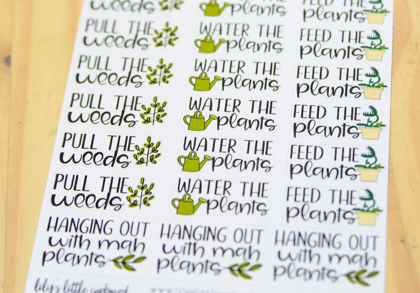 Plant Care Planner Stickers | Gardening Planner Stickers | Backyard Planner Stickers | Plant Stickers | Garden Stickers (L_xyz)