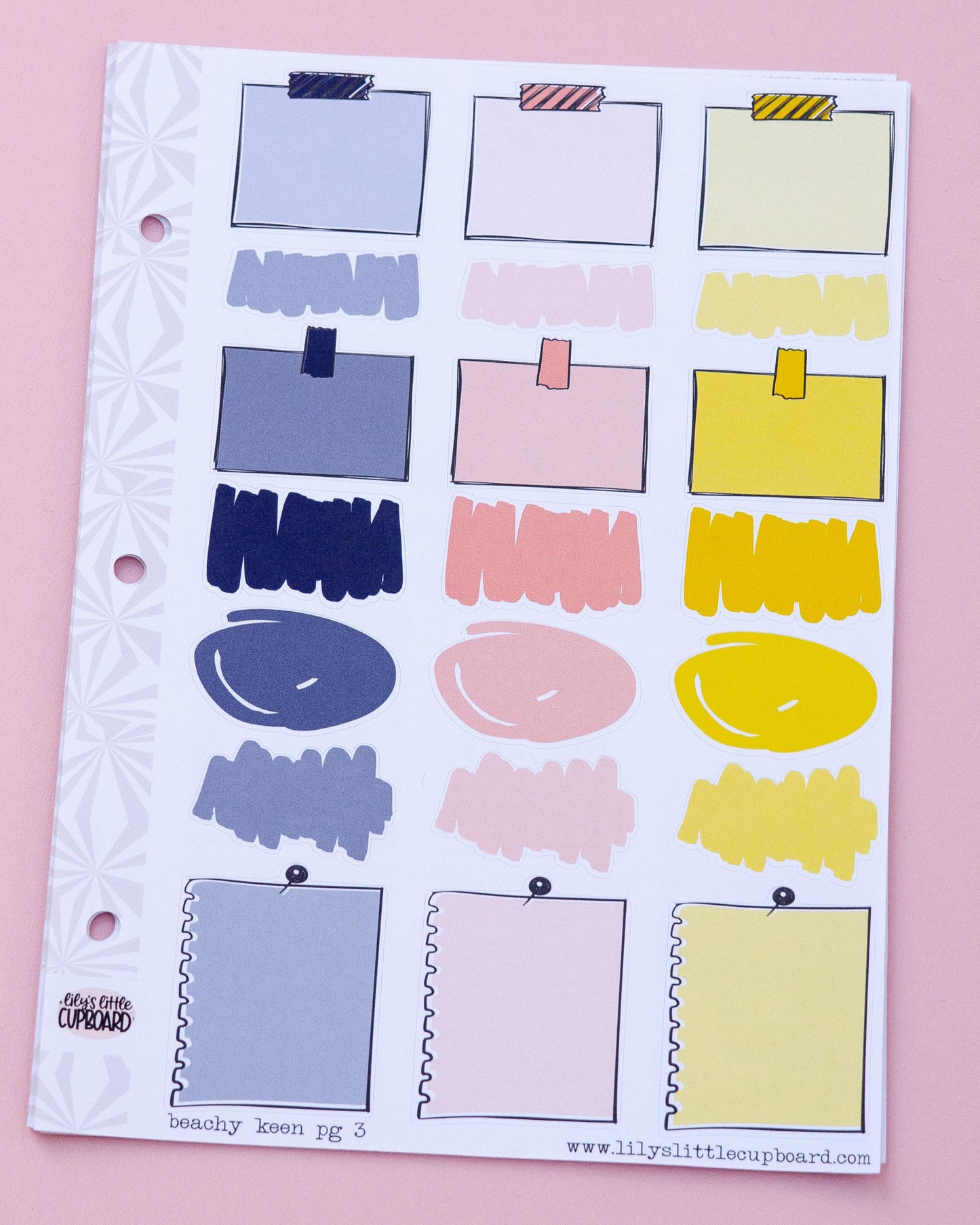 Beachy Keen | Weekly Sticker Kit | Summer Planner Kit | Beach Day Stickers | Ocean Sticker Kit A la Carte Planner Kit