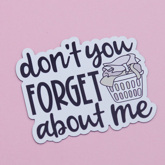 Don't You Forget About Me Laundry Magnetic Reminder | Cute Fridge Magnets | Cute Magnets I Switch Laundry Reminders | Funny Water Bottle