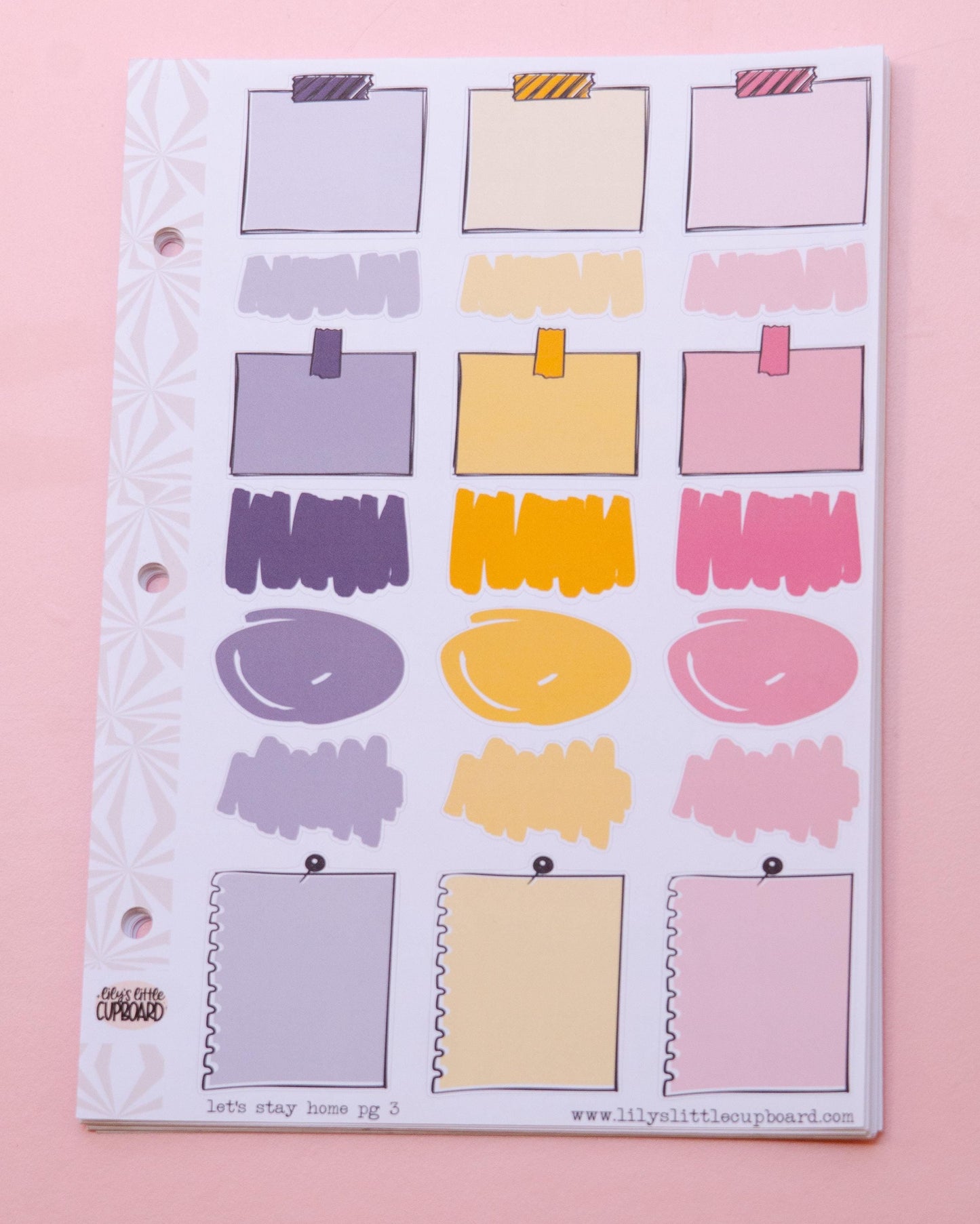 Let's Stay Home | Weekly Sticker Kit | Anytime Planner Kit | Cozy Vertical Sticker Kit | Cute Houses Sticker Kit A la Carte Planner Kit