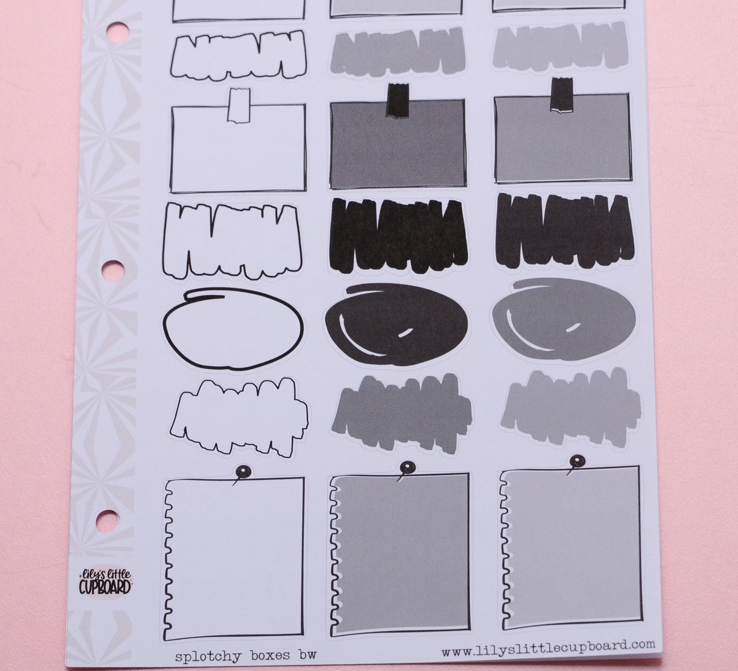 Monochrome Collection Black and White | Functional Planner Stickers | Typography Scripts Planner Stickers | Weekly Planner Sticker Kit