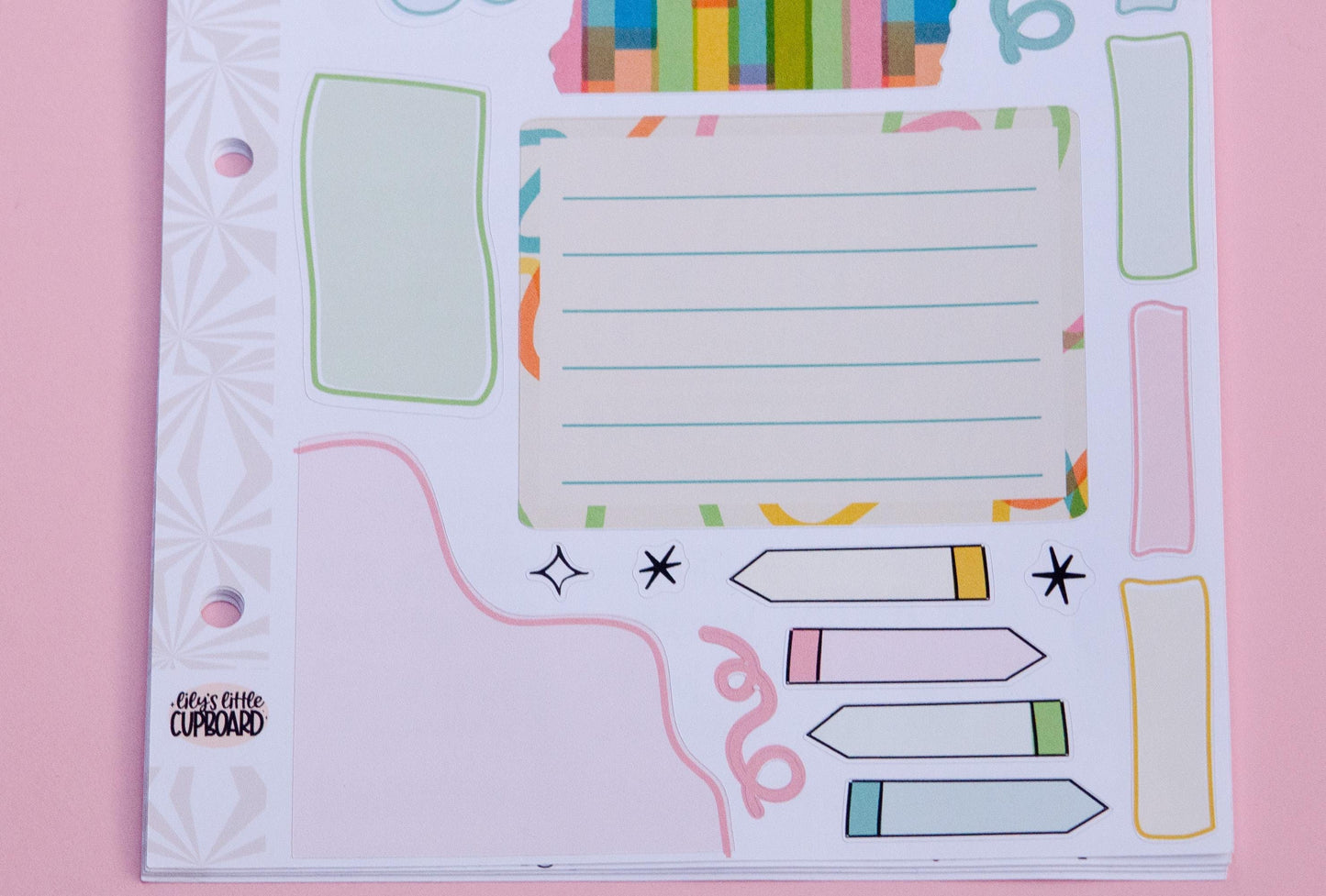 Curiouser and Curiouser Back to School Journaling Sticker Kit | Memory Keeping | Journal Stickers | Cute School Planner Kit