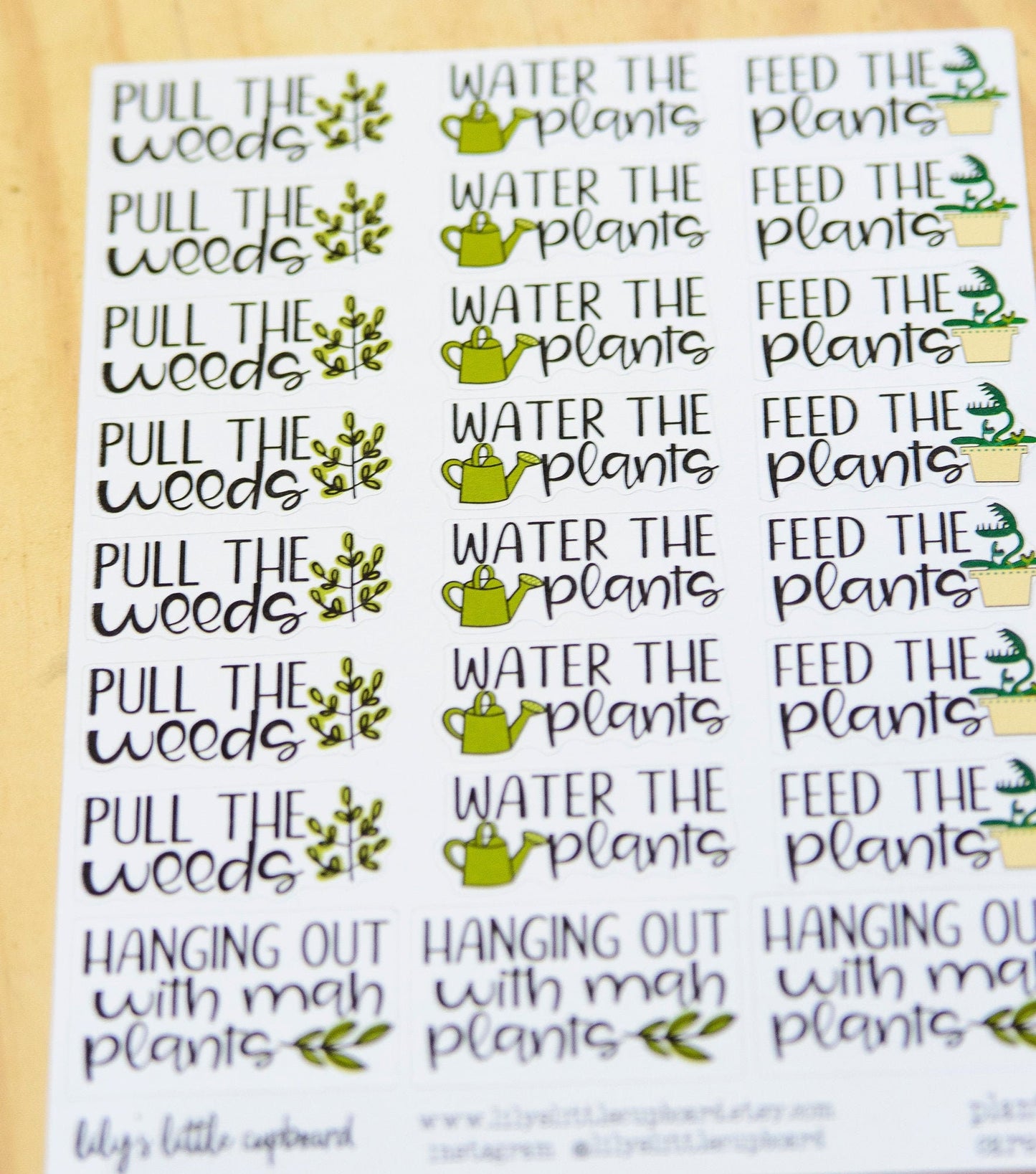Plant Care Planner Stickers | Gardening Planner Stickers | Backyard Planner Stickers | Plant Stickers | Garden Stickers (L_xyz)