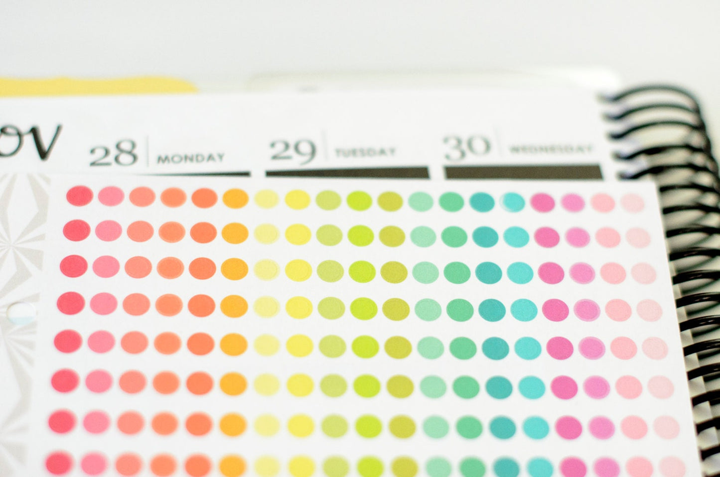 Color-Coding Dots Planner Stickers | Checklist Stickers | Functional Planner Stickers | Dots Stickers | Little Dots Planner Stickers (#107)