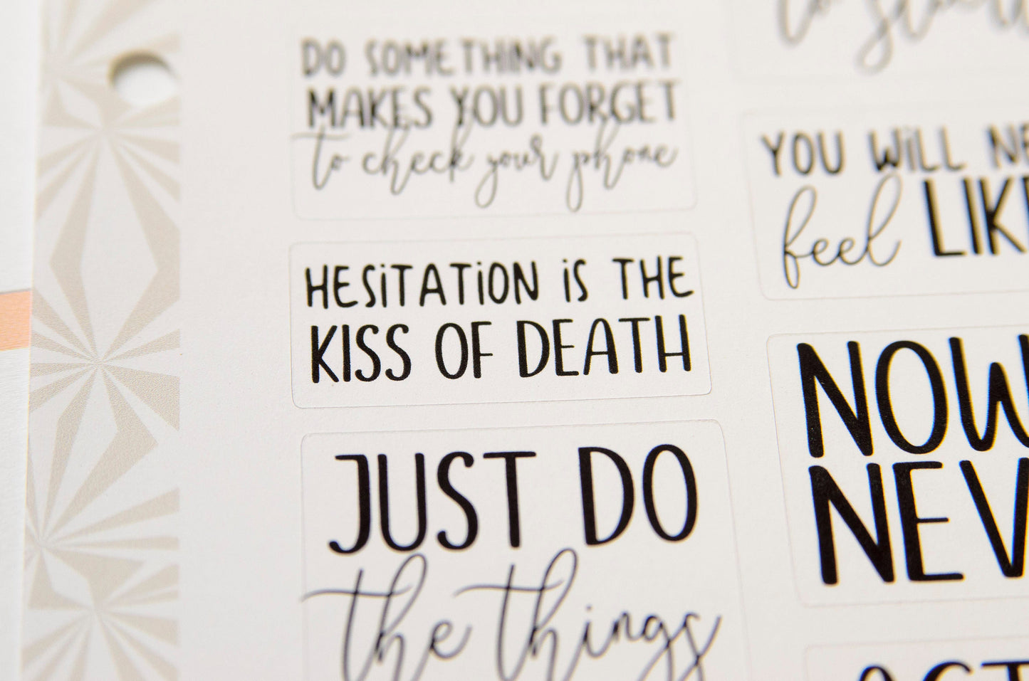 Motivation Quotes Planner Stickers | Get Stuff Done Stickers | Productivity Stickers (#143)