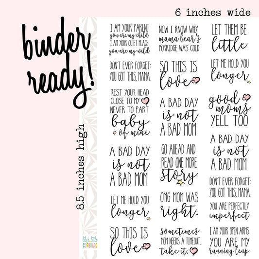 You Got This, Mama Planner Stickers | Mom Life Planner Stickers Part 1 | Mom Quote Stickers | Real Life Motherhood Stickers (#098)