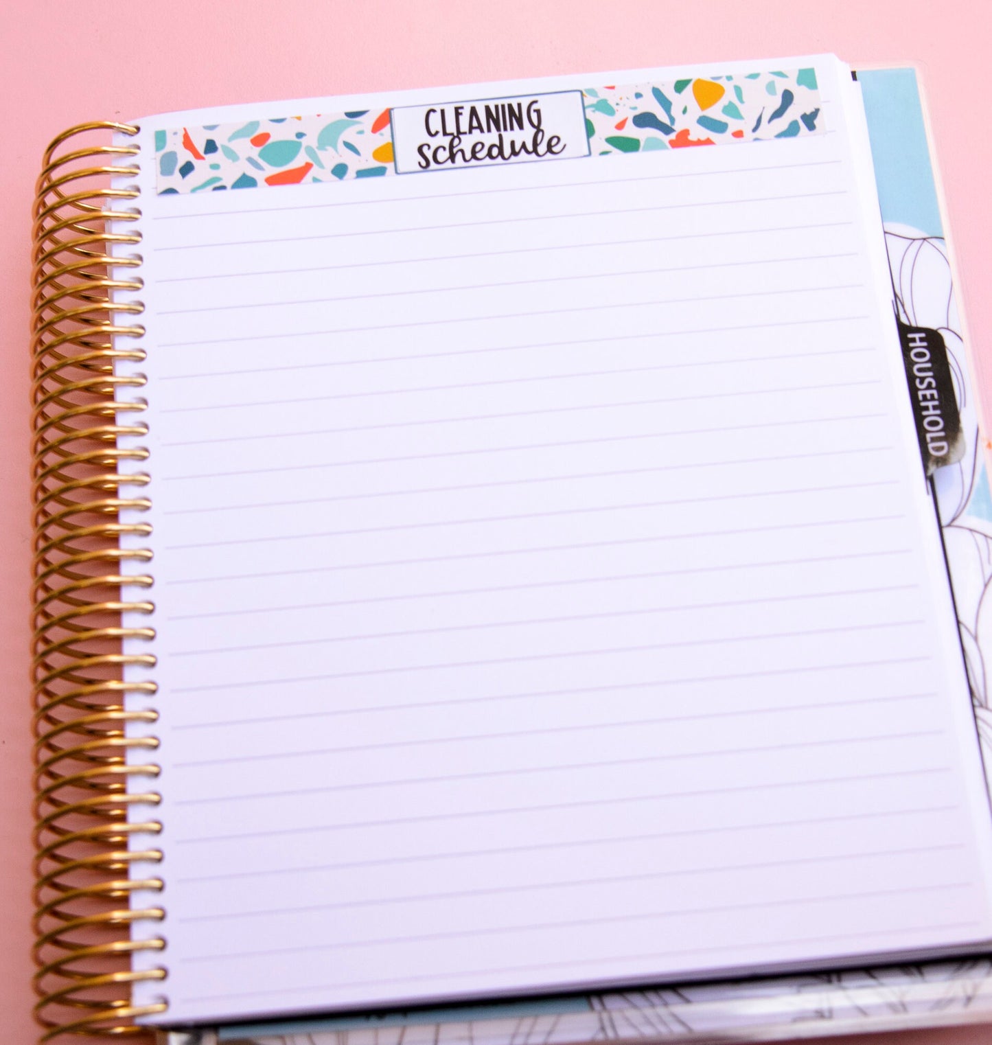 Listmaking Header Sticker Kit in Colorful | Notes Pages Kits | Two-Page Sticker Set | A la Carte Planner Kits | Planner Reference Pages