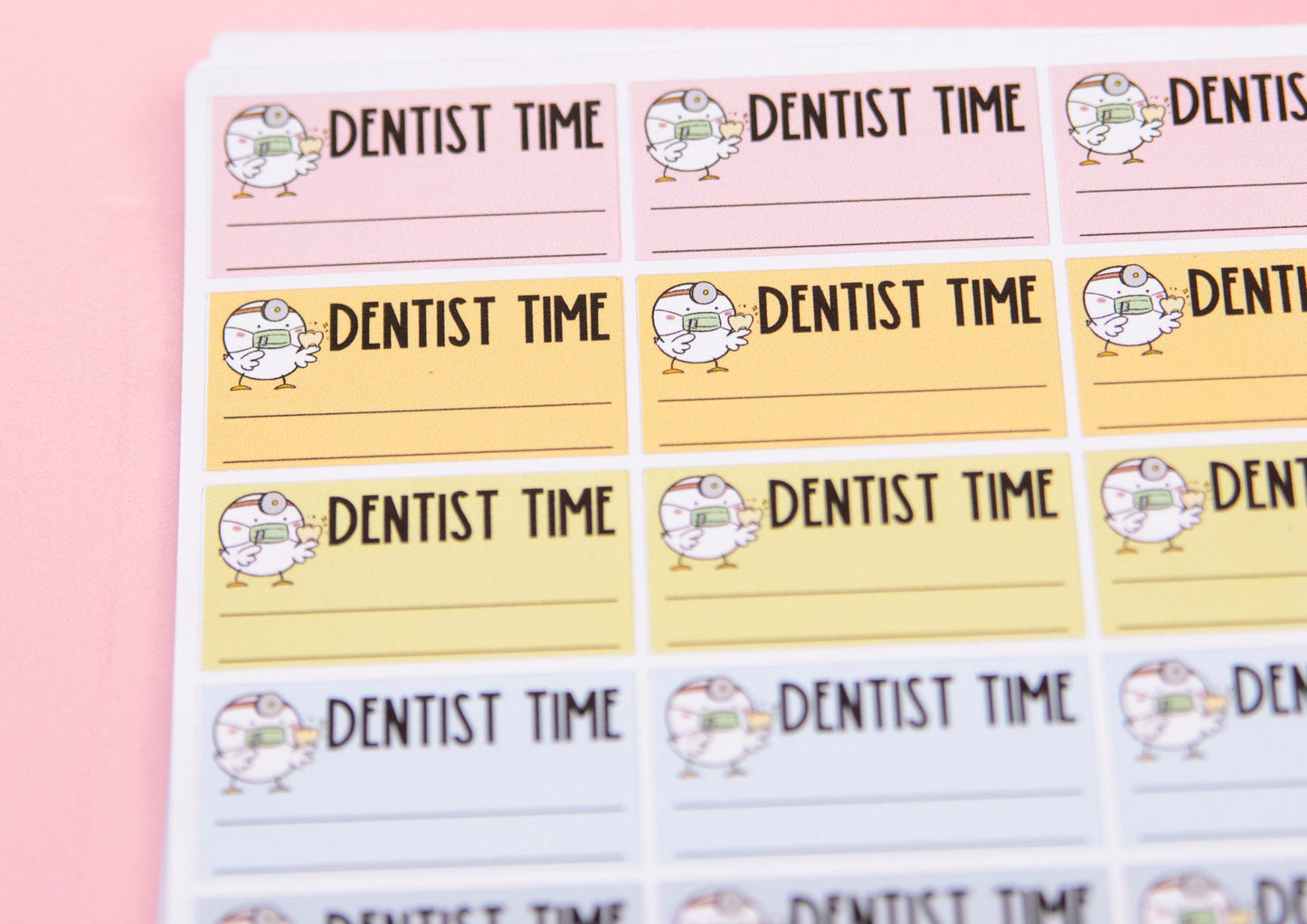 Dentist Appointment Planner Stickers  | Ducky Stickers | Appointment Planner Stickers | Stickers | Lites Stickers  (L_7)