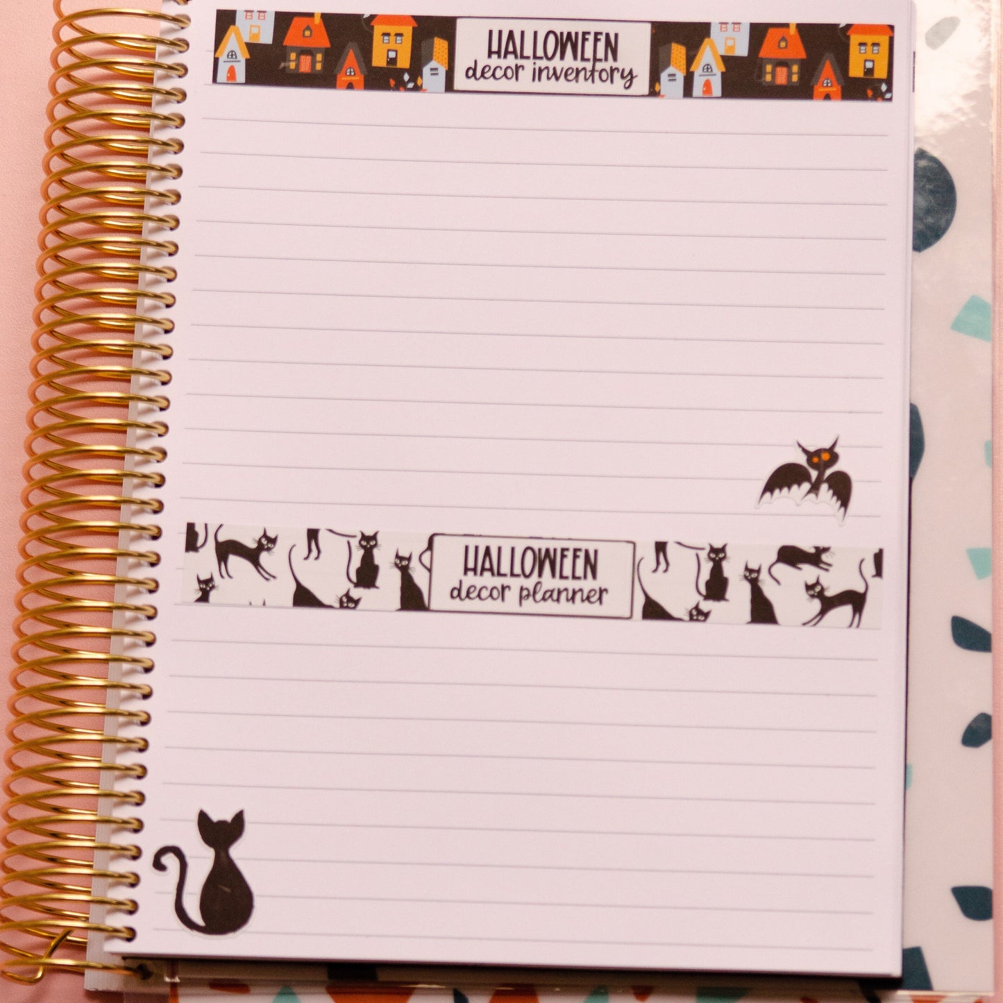 Halloween Listmaking Sticker Kit | Halloween Notes Pages Kits | Halloween Planner  Organizer | Planner Reference Pages