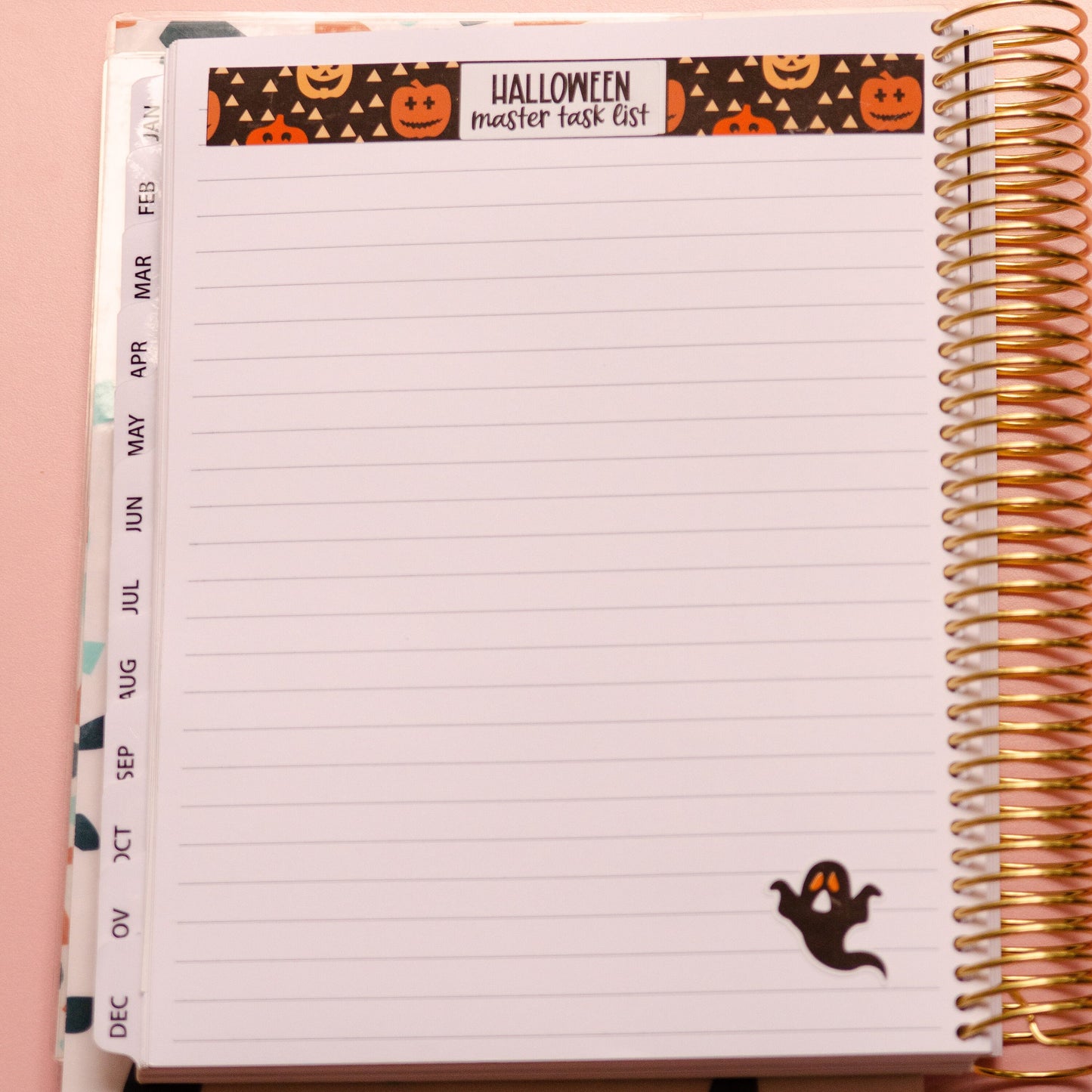 Halloween Listmaking Sticker Kit | Halloween Notes Pages Kits | Halloween Planner  Organizer | Planner Reference Pages