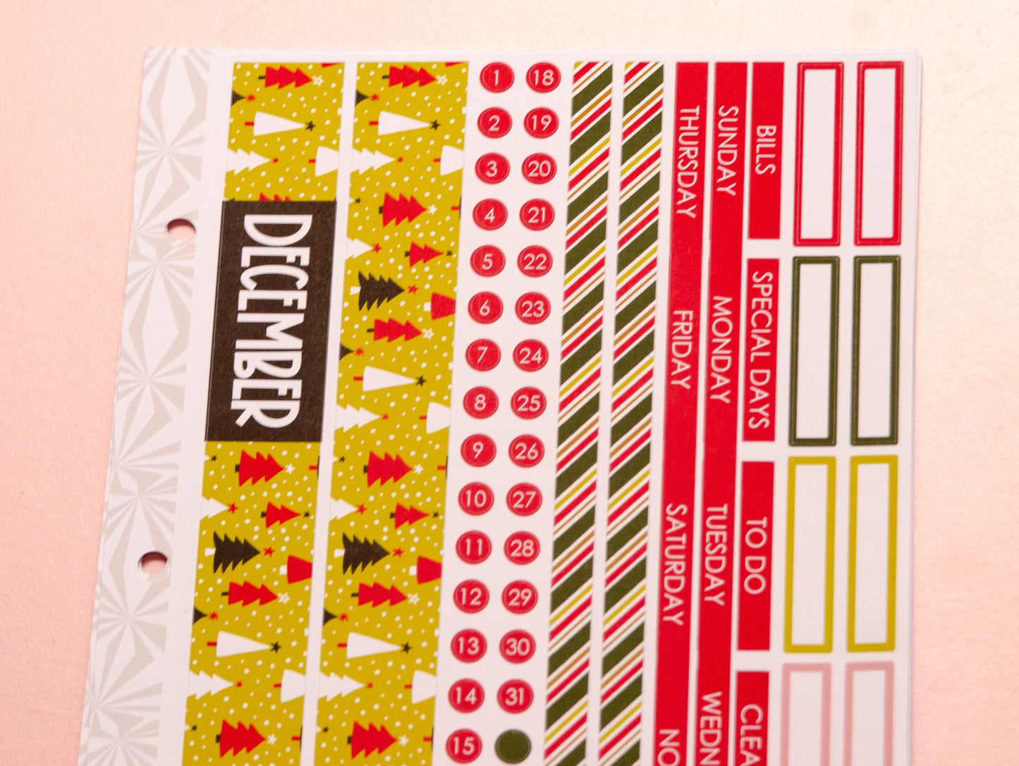 Simple Monthly Kit in Season of Magic | Choose Your Month Sticker Kit | Monthly Spread Planner Kits | Monthly Planner Sticker Kits