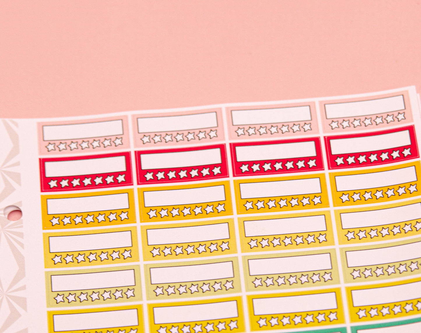 Stack That Sidebar Collection - For Smaller Planners | Hobonichi Cousin Sidebar Stickers | Habit Tracker Stickers | A5 Functional Stickers