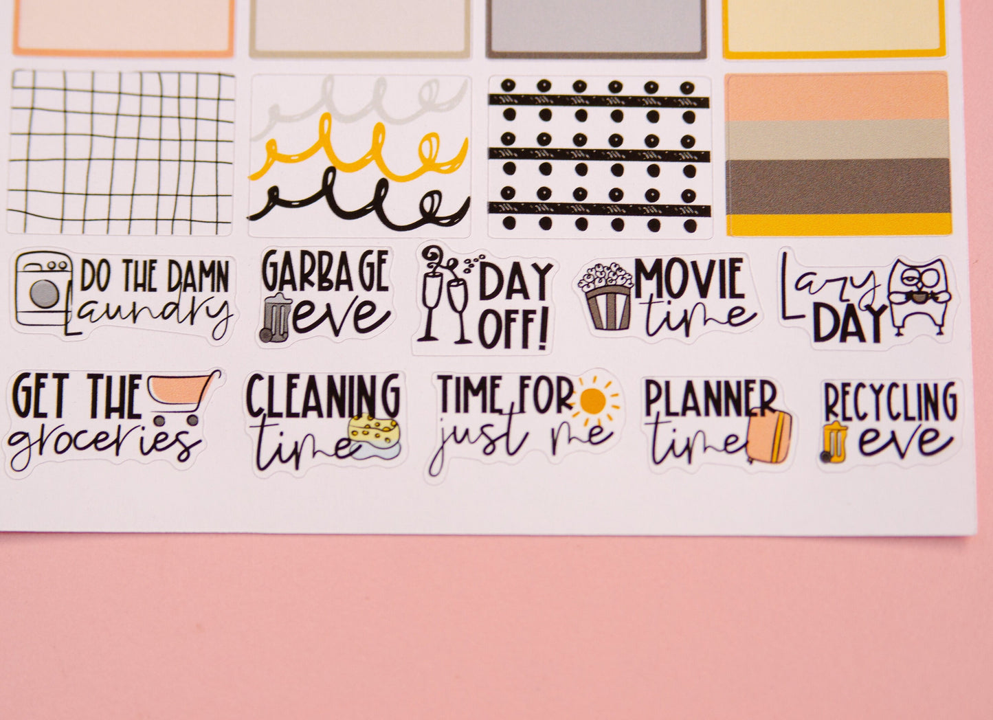 Hobonichi Cousin Weekly Sticker Kit in Just Keep Learning | Back to School Sticker Kit | A5 Weekly Planner Sticker Kit | Mini Planner Kit