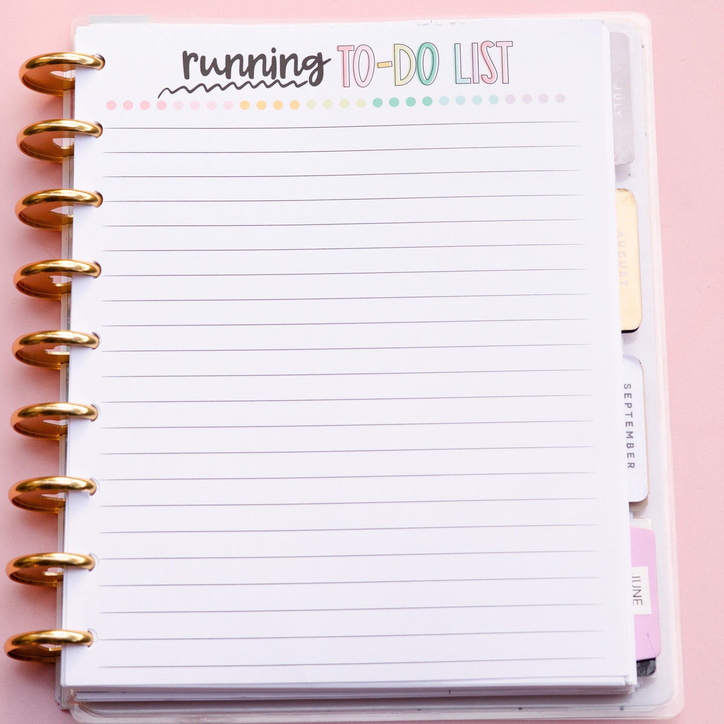 Running To Do List Notepad | Brain Dump Desk Pad | Cute To Do List Notepad | Checklist Notepad | Productivity Notepad