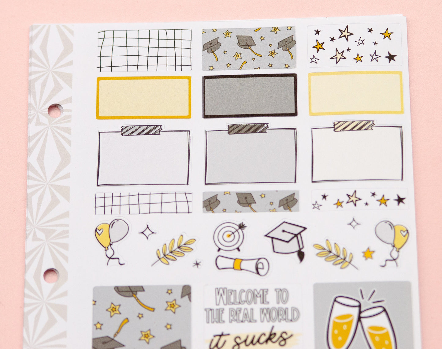 Graduating Planner Sticker Kit | Graduation Planner Stickers | School Sticker Set | A la Carte Mini Kits