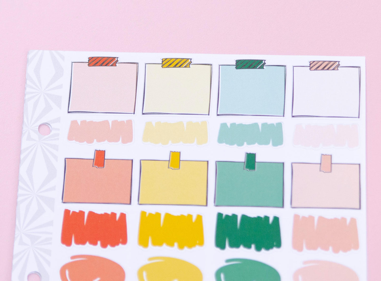 Happy New Year Hobonichi Cousin-A5 Weekly Sticker Kit | New Year's Eve Sticker Kit | A5 Weekly Planner Sticker Kit