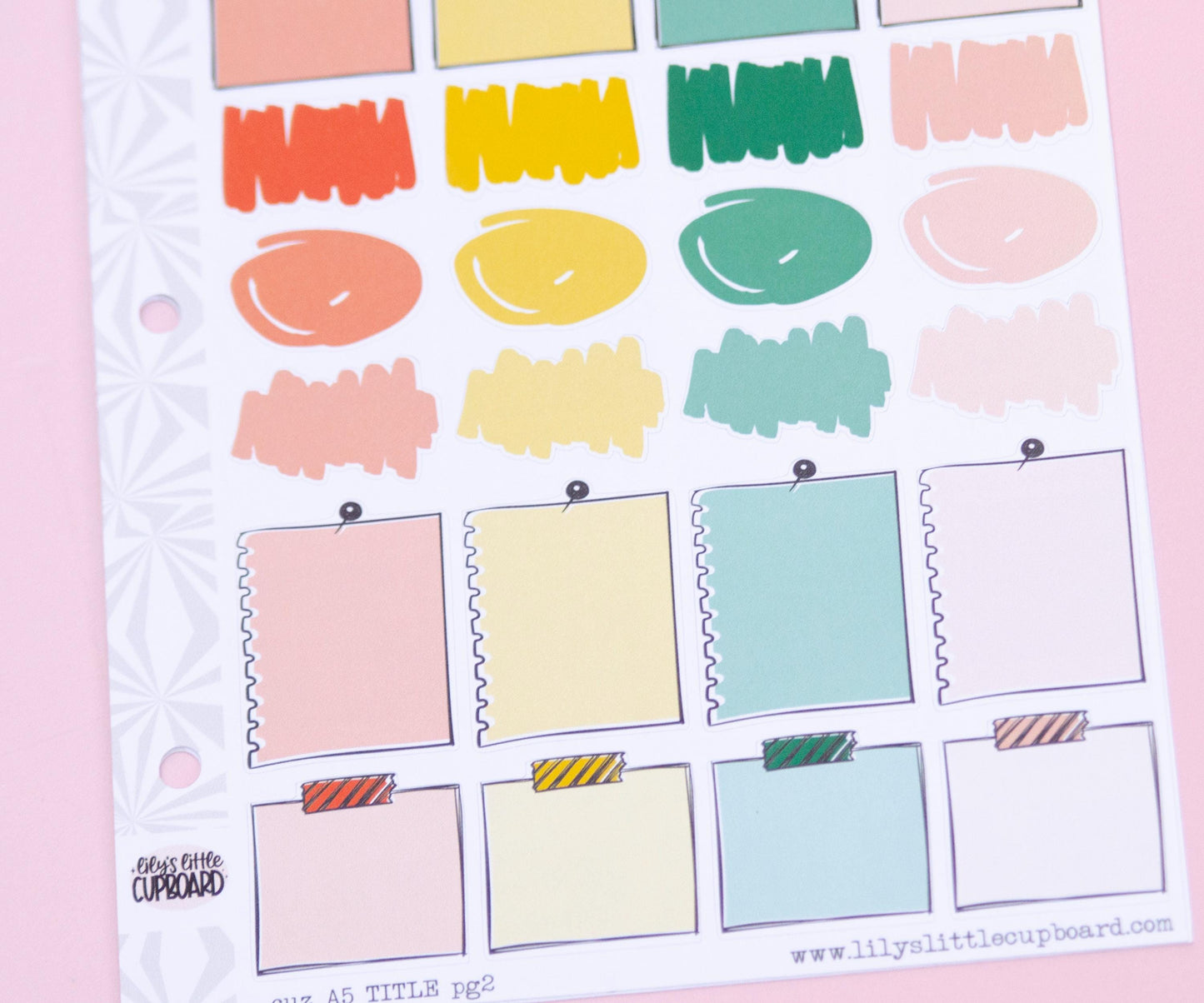 Happy New Year Hobonichi Cousin-A5 Weekly Sticker Kit | New Year's Eve Sticker Kit | A5 Weekly Planner Sticker Kit