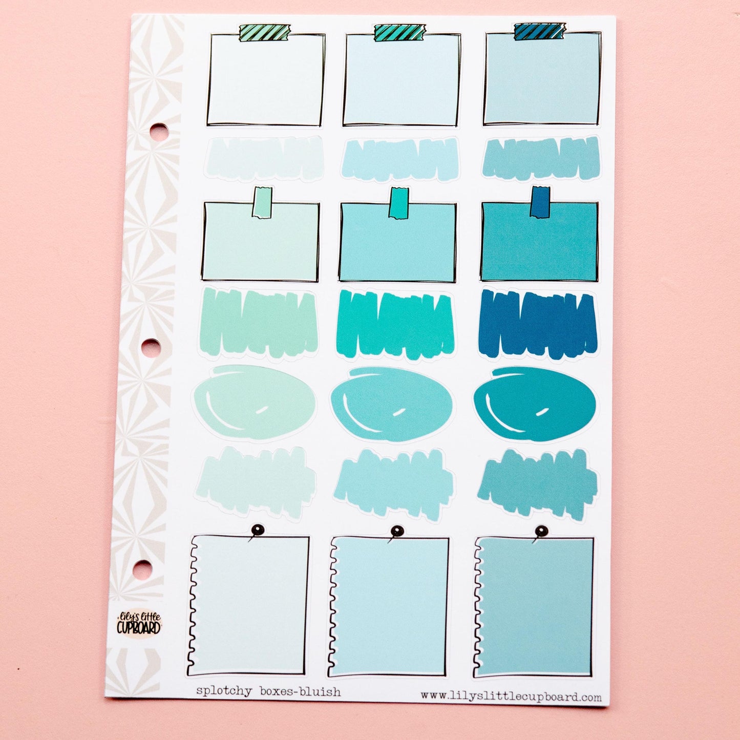 Monochrome Collection in Bluish | Functional Planner Stickers | Typography Scripts Planner Stickers | Weekly Planner Sticker Kit