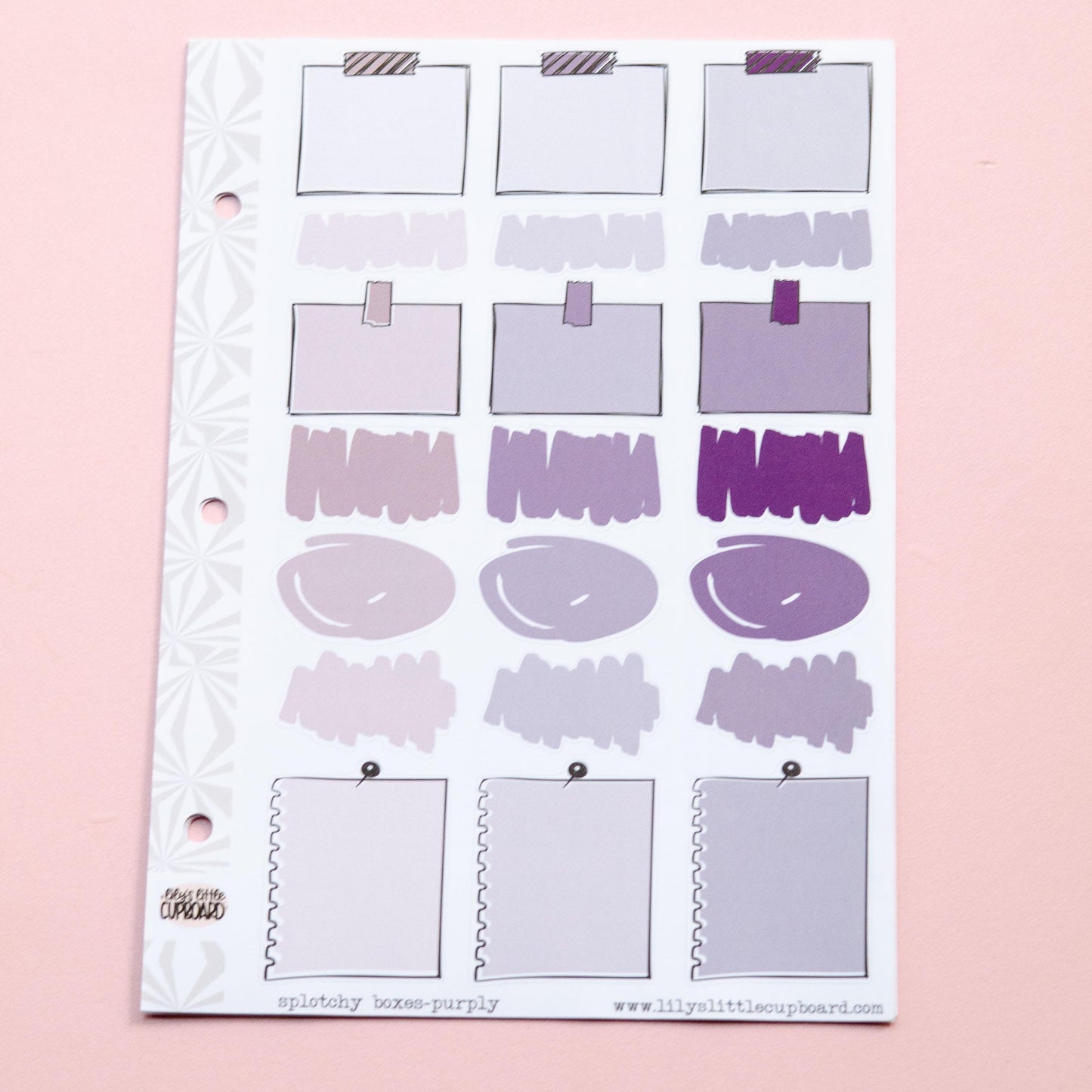Monochrome Collection in Purply| Functional Planner Stickers | Typography Scripts Planner Stickers | Weekly Planner Sticker Kit