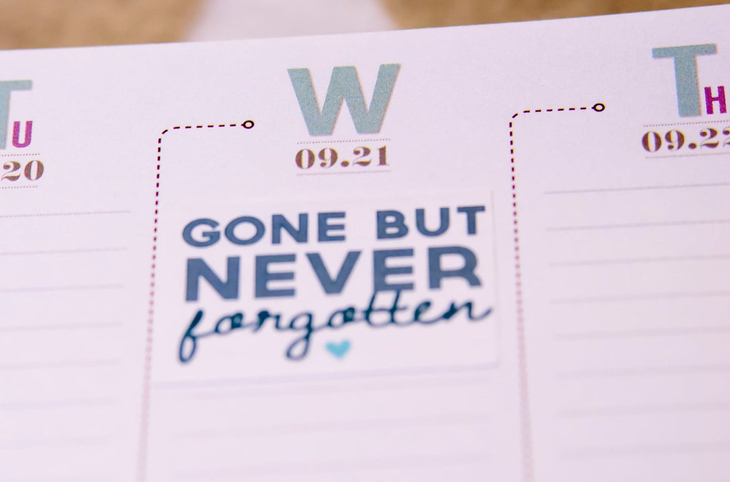 Forever in  My Heart | In Loving Memory Planner Stickers | Grief Planner Stickers | Loss Planner Stickers (#058)