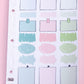 Curiouser and Curiouser Vertical Weekly Sticker Kit | Back to School Weekly Planner Sticker Kit | A la Carte Mini Kits | Weekly Planner Kit