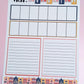 Trip Overview Vacation Overview Cityscapes | Full Page Notes Page Sticker | Travel | A5 Full Page Sticker | Dashboard Sticker