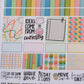 Curiouser and Curiouser Hobonichi Cousin-A5 Weekly Sticker Kit | Back to School Sticker Kit | A5 Weekly Planner Sticker Kit
