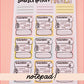 Notepad Version! Subscription Madness | Monthly Task Management Deskpad