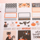 Bat Kitty Halloween Planner Stickers: Vertical Weekly Kit