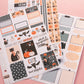 Bat Kitty Halloween Planner Stickers: Vertical Weekly Kit