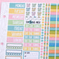 Curiouser and Curiouser Vertical Weekly Sticker Kit | Back to School Weekly Planner Sticker Kit | A la Carte Mini Kits | Weekly Planner Kit