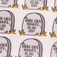 RIP My To Do List Deco Planner Stickers | Doodle Stickers | Halloween Planner Stickers