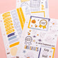 Happy Little Ghosties Halloween Journaling Sticker Kit: Jumbo Planner Stickers