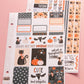 Bat Kitty Halloween Planner Stickers: Vertical Weekly Kit