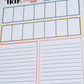 Trip Overview Vacation Overview Travel Time | Full Page Notes Page Sticker | Travel | A5 Full Page Sticker | Dashboard Sticker