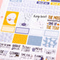 Happy Little Ghosties Halloween Planner Stickers: Hobonichi Cousin A5 Weekly Kit