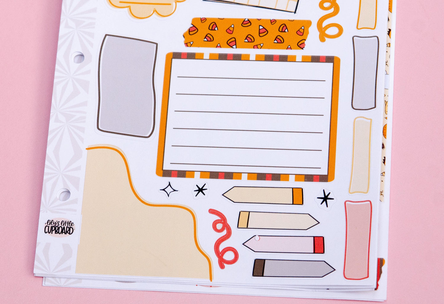 Monster Mash  Halloween Journaling Sticker Kit | Memory Keeping | Journal Stickers | Cute Halloween Planner Kit | Cute Monsters Fall Kit