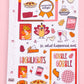 Turkey Talk Thanksgiving Journaling Sticker Kit: Jumbo Planner Stickers