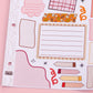 Turkey Talk Thanksgiving Journaling Sticker Kit: Jumbo Planner Stickers