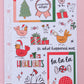 Christmas Chickens Journaling Sticker Kit: Jumbo Planner Stickers